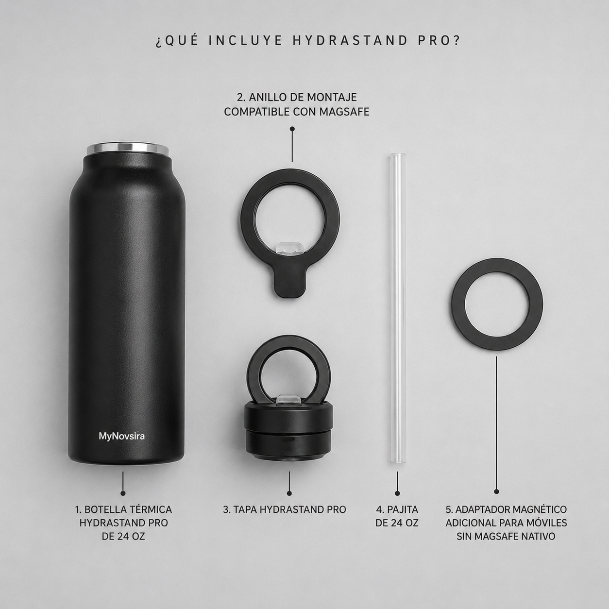 HydraStand Pro — Magnetic Phone Tripod Thermal Bottle