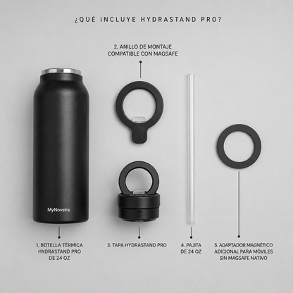 HydraStand Pro — Magnetic Phone Tripod Thermal Bottle
